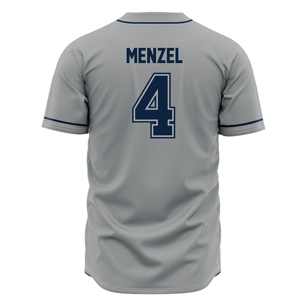 Maine - NCAA Baseball : Evan Menzel - Grey Jersey-1