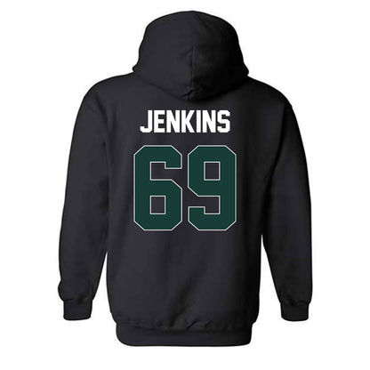 Lake Erie College - NCAA Football : Dylan Jenkins - Classic Shersey Hooded Sweatshirt-1