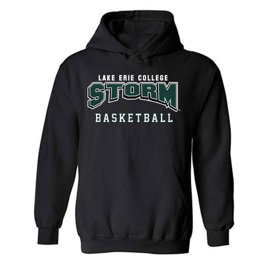 Lake Erie College - NCAA Men's Basketball : Alanas Castillo - Classic Shersey Hooded Sweatshirt-0