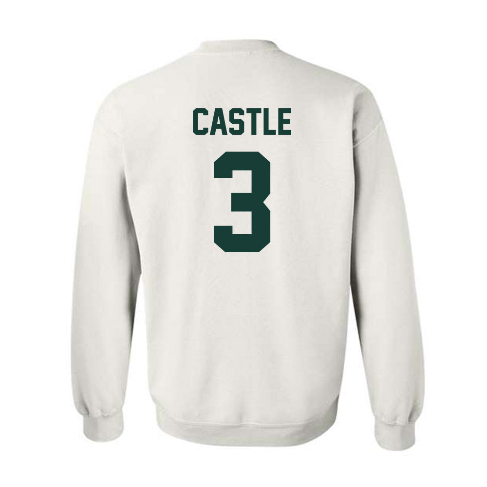 Lake Erie College - NCAA Football : Tavon Castle - Classic Shersey Crewneck Sweatshirt-1