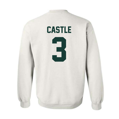 Lake Erie College - NCAA Football : Tavon Castle - Classic Shersey Crewneck Sweatshirt-1
