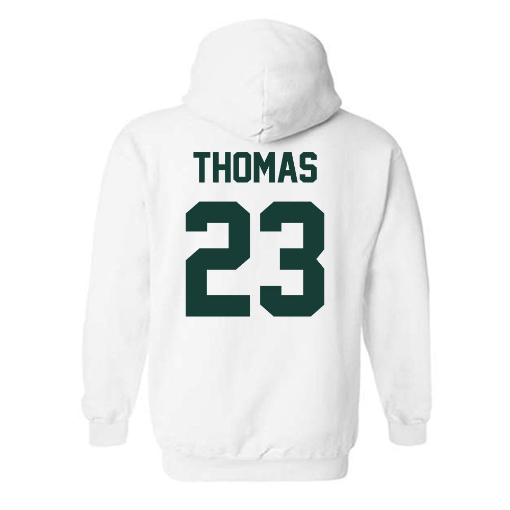 Lake Erie College - NCAA Football : Curtis Thomas - Classic Shersey Hooded Sweatshirt-1