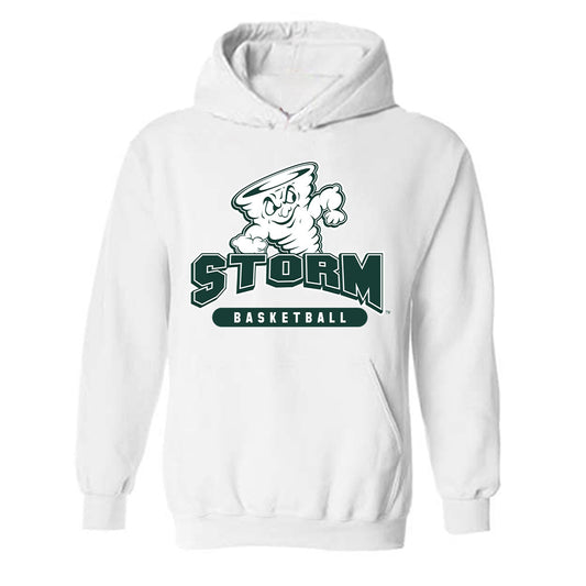 Lake Erie College - NCAA Men's Basketball : Alanas Castillo - Classic Shersey Hooded Sweatshirt-0
