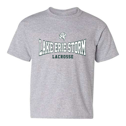 Lake Erie College - NCAA Men's Lacrosse : James Stevens - Youth T-Shirt-0