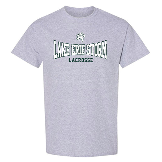 Lake Erie College - NCAA Men's Lacrosse : James Stevens - T-Shirt-0