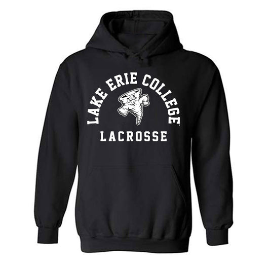 Lake Erie College - NCAA Men's Lacrosse : James Stevens - Classic Fashion Shersey Hooded Sweatshirt-0