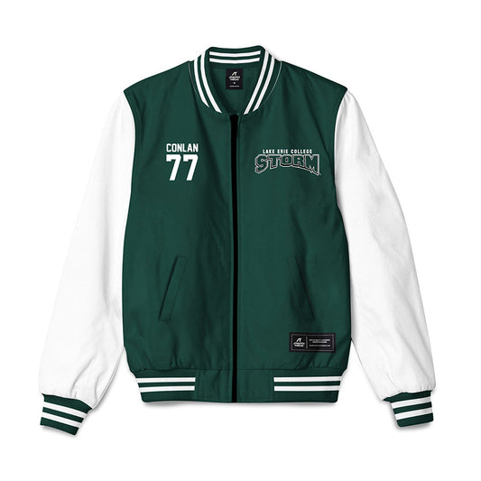 Lake Erie College - NCAA Men's Lacrosse : Gavin Conlan - Bomber Jacket-0