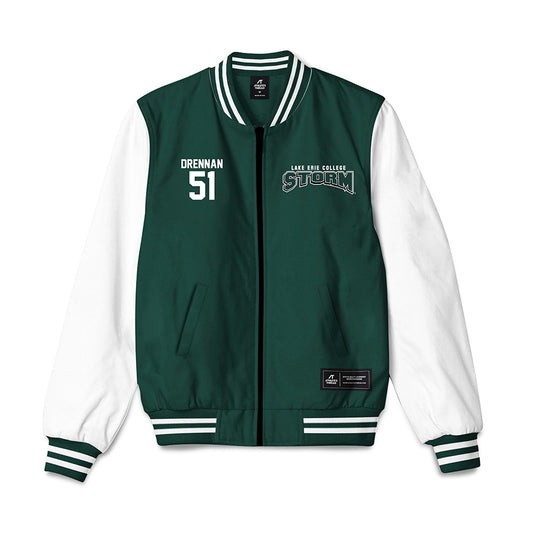 Lake Erie College - NCAA Football : Landon Drennan - Bomber Jacket-0