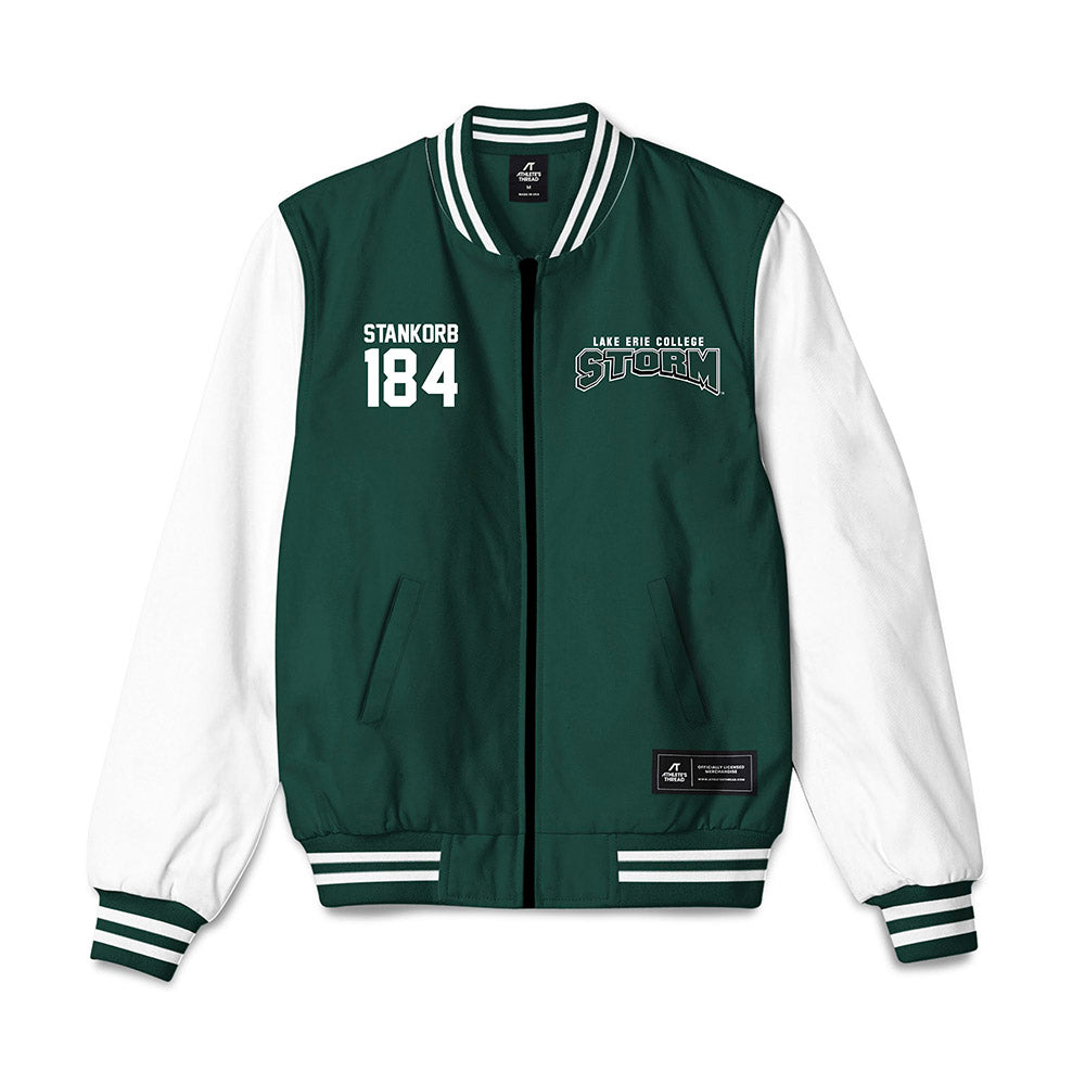 Lake Erie College - NCAA Wrestling : Marky Stankorb - Bomber Jacket-0