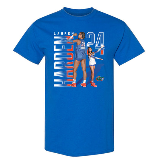 Florida - NCAA Women's Volleyball : Lauren Harden - Player Collage T-Shirt