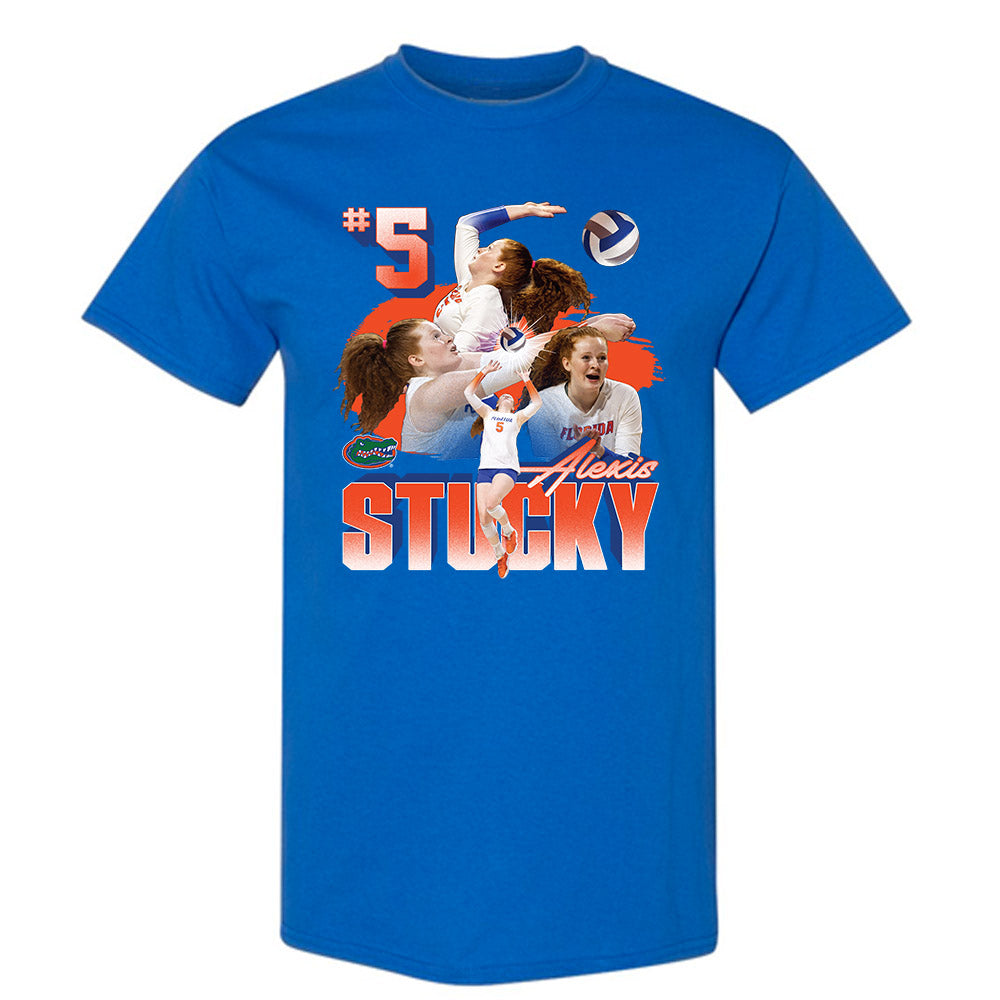 Florida - NCAA Women's Volleyball : Alexis Stucky - Player Collage T-Shirt