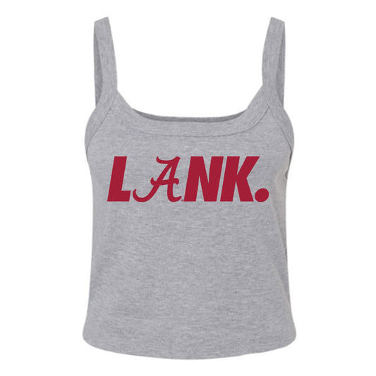 Lank x Alabama - NCAA Football : Women’s Rib Cropped Tank Top