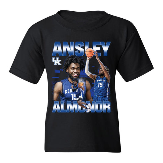 Kentucky - NCAA Men's Basketball : Ansley Almonor - Player Collage Youth T-Shirt