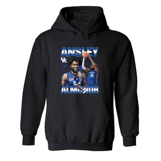 Kentucky - NCAA Men's Basketball : Ansley Almonor - Player Collage Hooded Sweatshirt