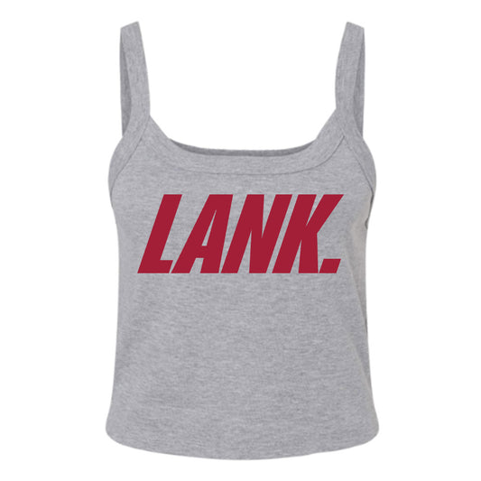 Lank - NCAA Football : Women’s Rib Cropped Tank Top