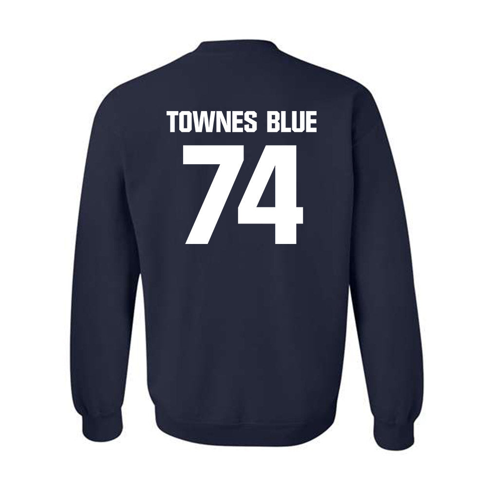 Jackson State - NCAA Football : DAndre Townes Blue - Crewneck Sweatshirt-1