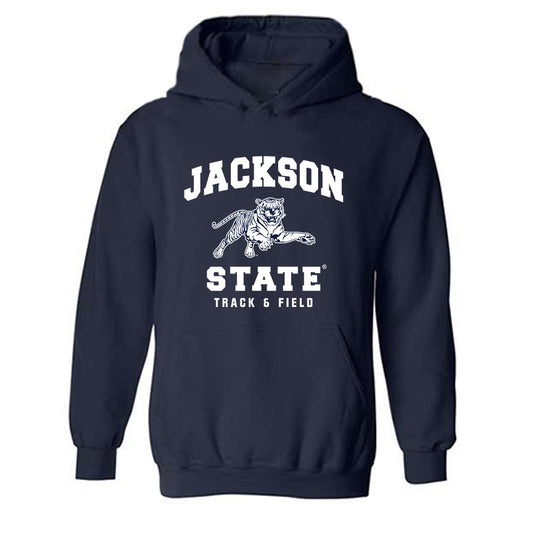 Jackson State - NCAA Men's Track & Field : Lawrence Lee - Hooded Sweatshirt-0
