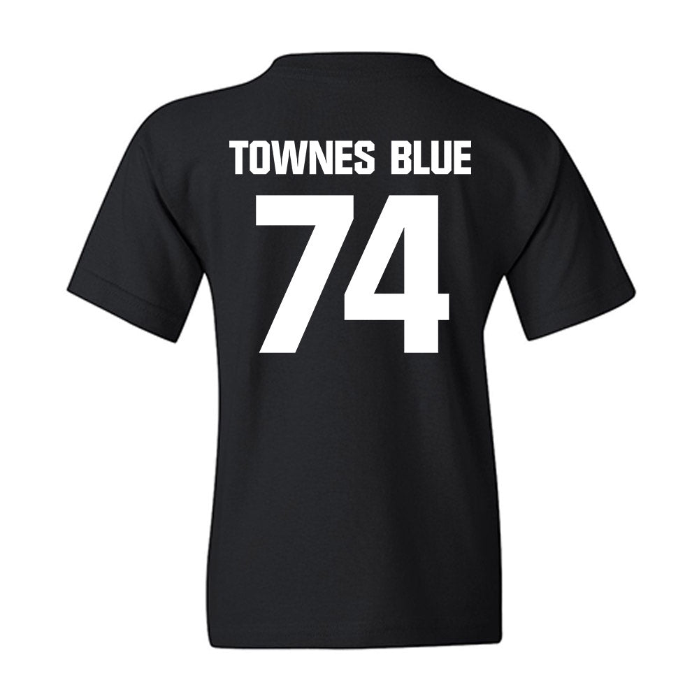 Jackson State - NCAA Football : DAndre Townes Blue - Youth T-Shirt-1