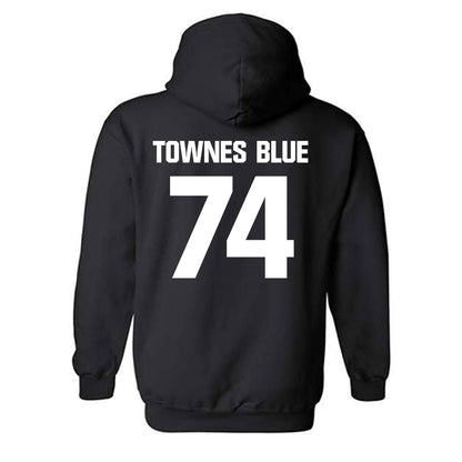Jackson State - NCAA Football : DAndre Townes Blue - Hooded Sweatshirt-1