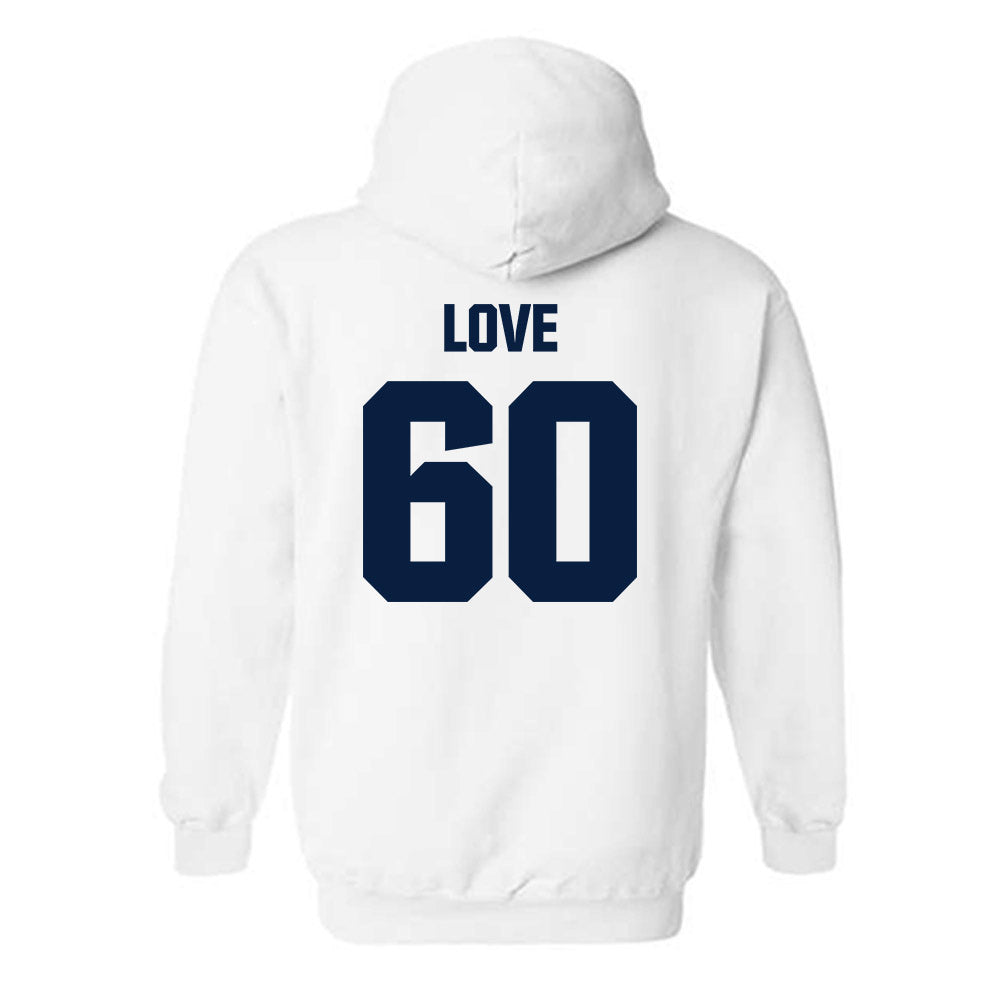 Jackson State - NCAA Football : Devin Love - Classic Shersey Hooded Sweatshirt-1