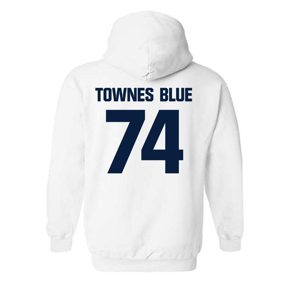 Jackson State - NCAA Football : DAndre Townes Blue - Classic Shersey Hooded Sweatshirt-1