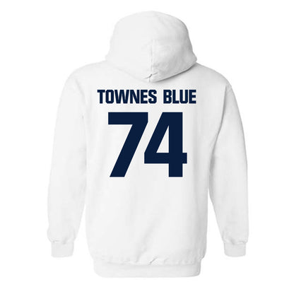 Jackson State - NCAA Football : DAndre Townes Blue - Classic Shersey Hooded Sweatshirt-1