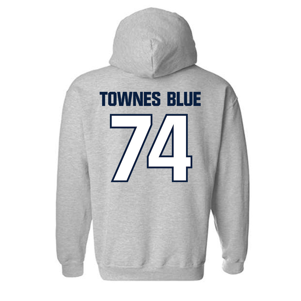 Jackson State - NCAA Football : DAndre Townes Blue - Classic Shersey Hooded Sweatshirt-1