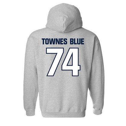 Jackson State - NCAA Football : DAndre Townes Blue - Classic Shersey Hooded Sweatshirt-1