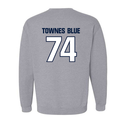 Jackson State - NCAA Football : DAndre Townes Blue - Classic Shersey Crewneck Sweatshirt-1