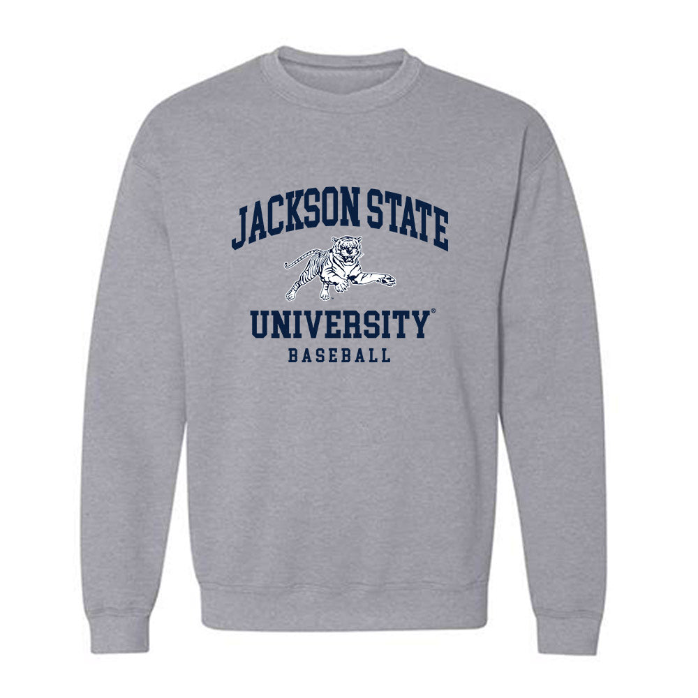 Jackson State - NCAA Baseball : Je-andrick Lourens - Crewneck Sweatshirt-0
