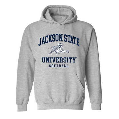 Jackson State - NCAA Softball : Brooklyn Morris - Classic Shersey Hooded Sweatshirt-0