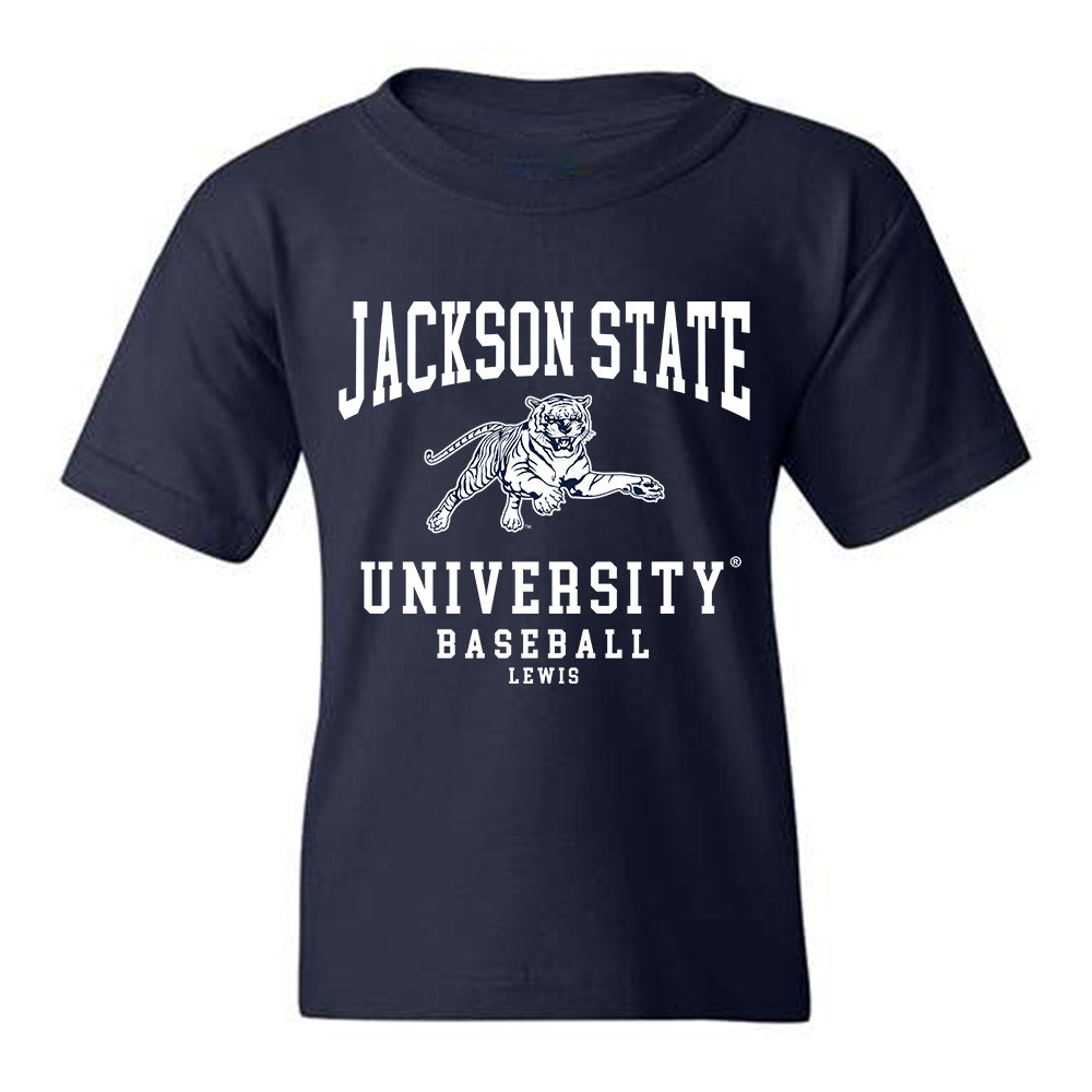 Jackson State - NCAA Baseball : CJ Lewis - Youth T-Shirt