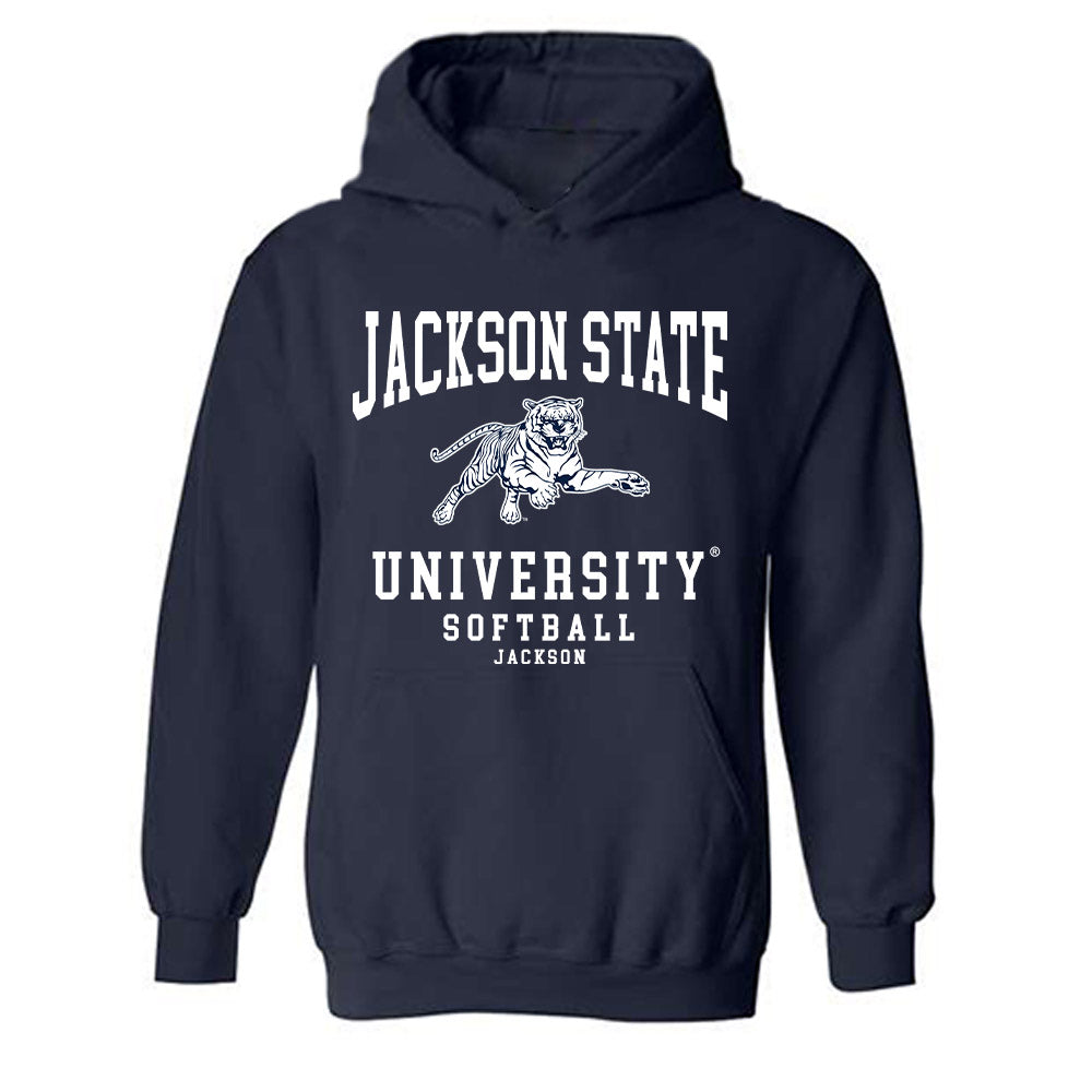 Jackson State - NCAA Softball : Jace Jackson - Classic Shersey Hooded Sweatshirt-0