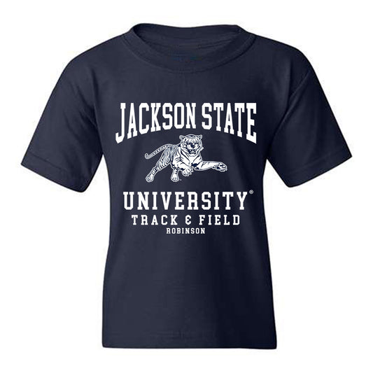 Jackson State - NCAA Men's Track & Field : Jordan Robinson - Classic Shersey Youth T-Shirt-0