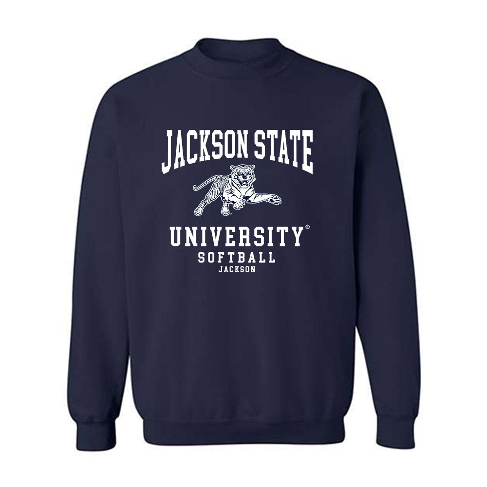 Jackson State - NCAA Softball : Jace Jackson - Classic Shersey Crewneck Sweatshirt-0