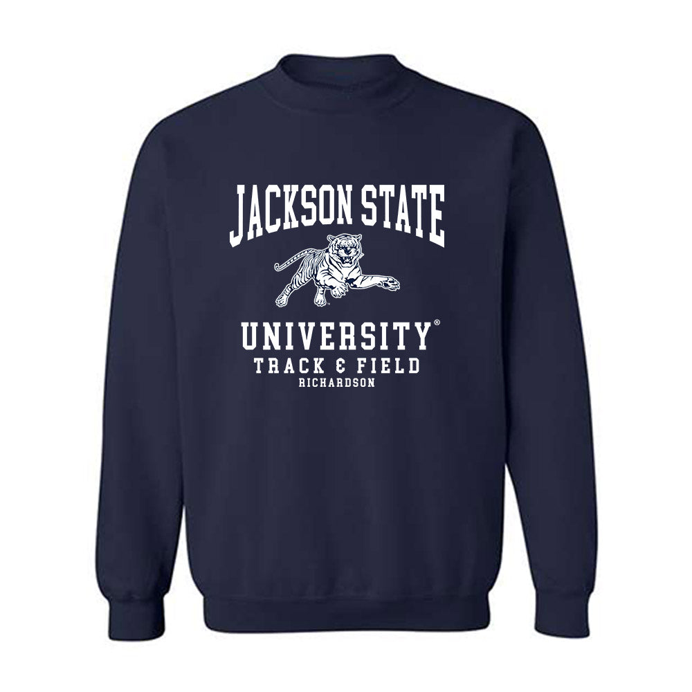 Jackson State - NCAA Women's Track & Field : Artajia Richardson - Crewneck Sweatshirt