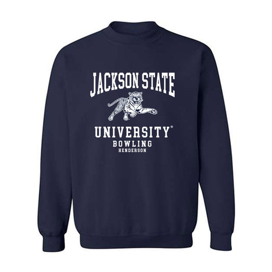 Jackson State - NCAA Women's Bowling : Tiara Henderson - Classic Shersey Crewneck Sweatshirt-0