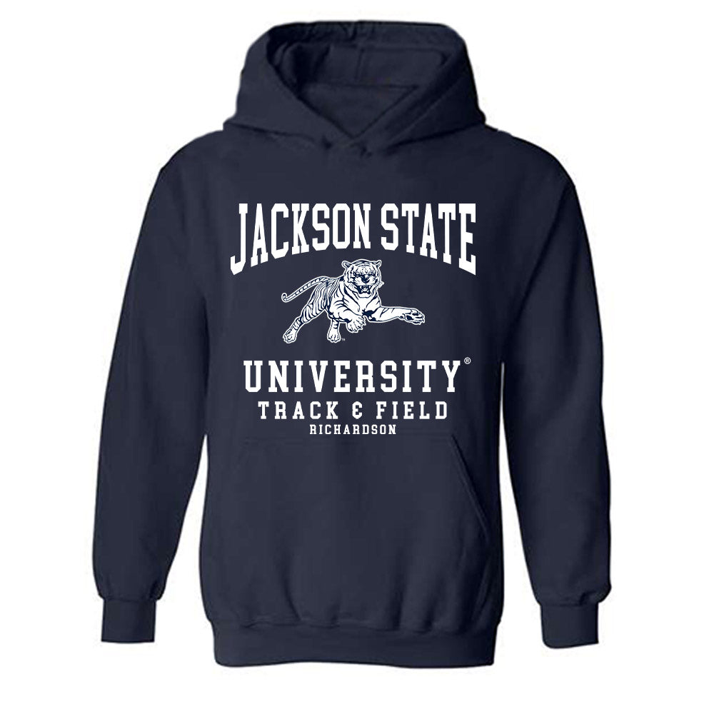 Jackson State - NCAA Women's Track & Field : Artajia Richardson - Hooded Sweatshirt