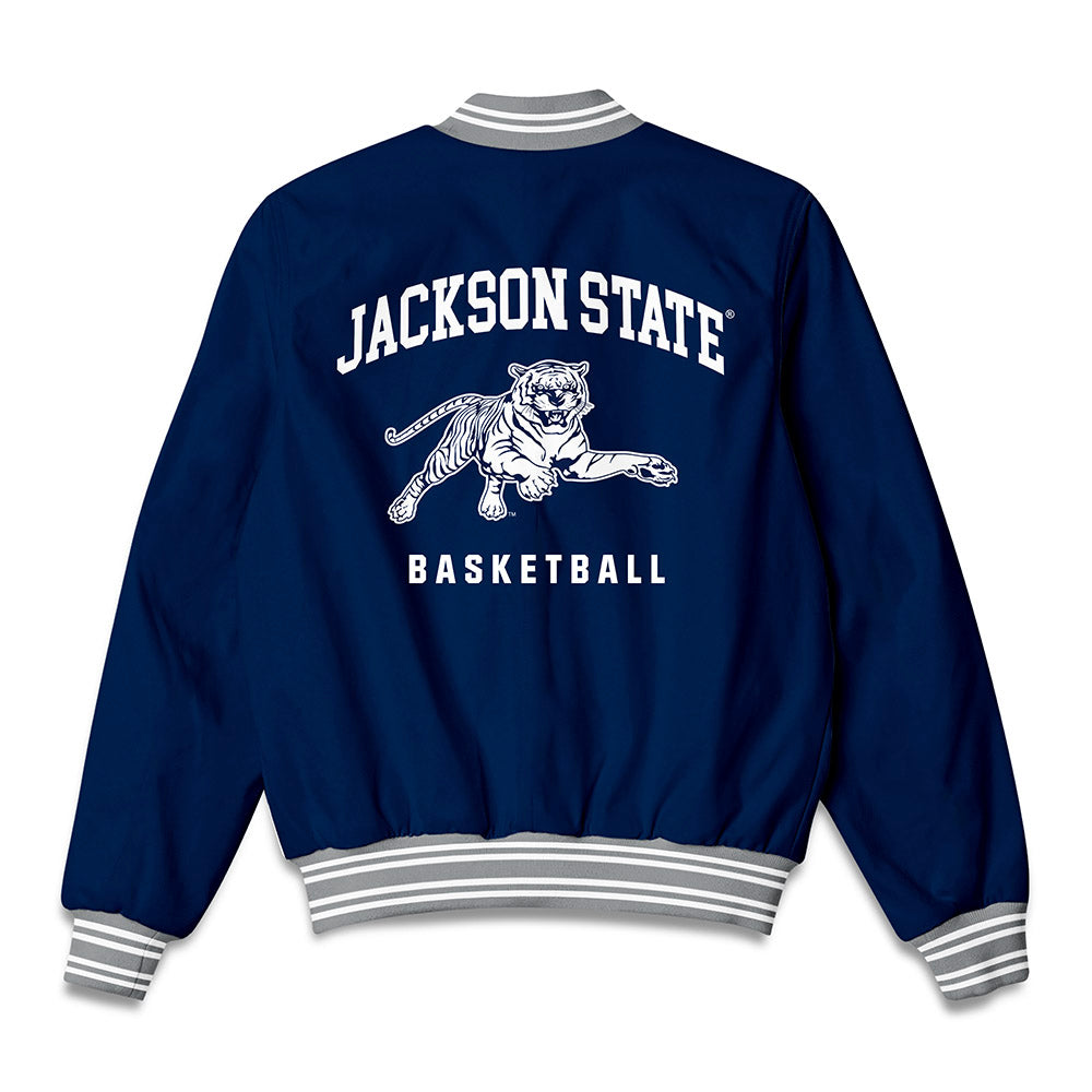Jackson State - NCAA Men's Basketball : Mike Williams - Bomber Jacket-1