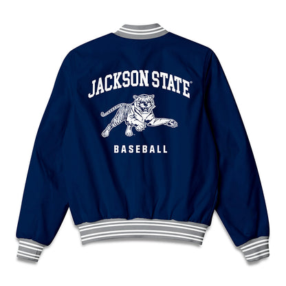 Jackson State - NCAA Baseball : Tyshon Patty - Bomber Jacket-1