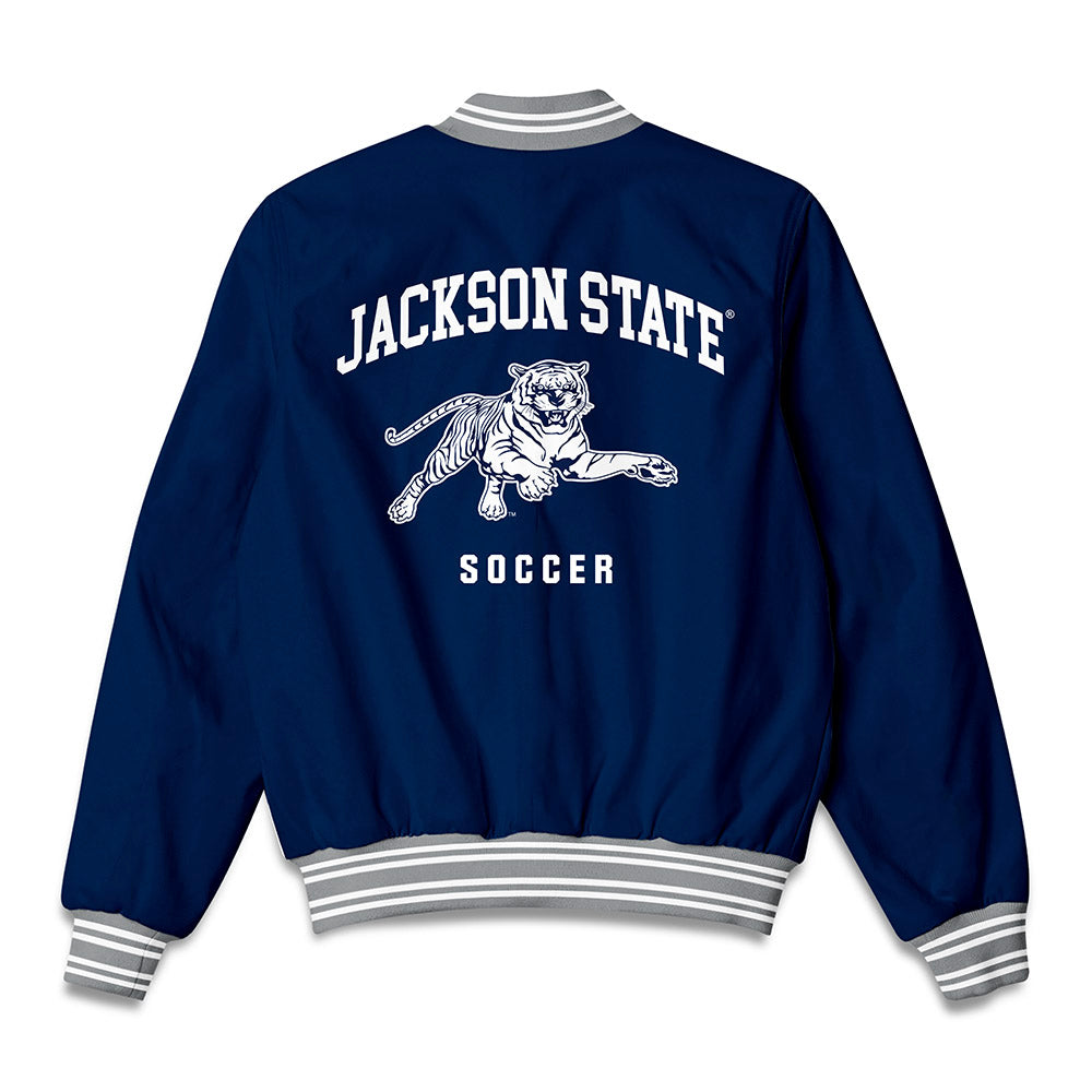 Jackson State - NCAA Women's Soccer : Cora Kmiec - Bomber Jacket-1