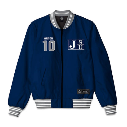 Jackson State - NCAA Men's Basketball : Ebo Wilson - Bomber Jacket-0
