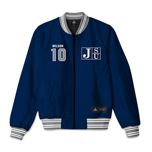 Jackson State - NCAA Men's Basketball : Ebo Wilson - Bomber Jacket-0