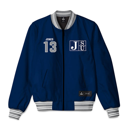 Jackson State - NCAA Men's Basketball : Cael Jones - Bomber Jacket-0