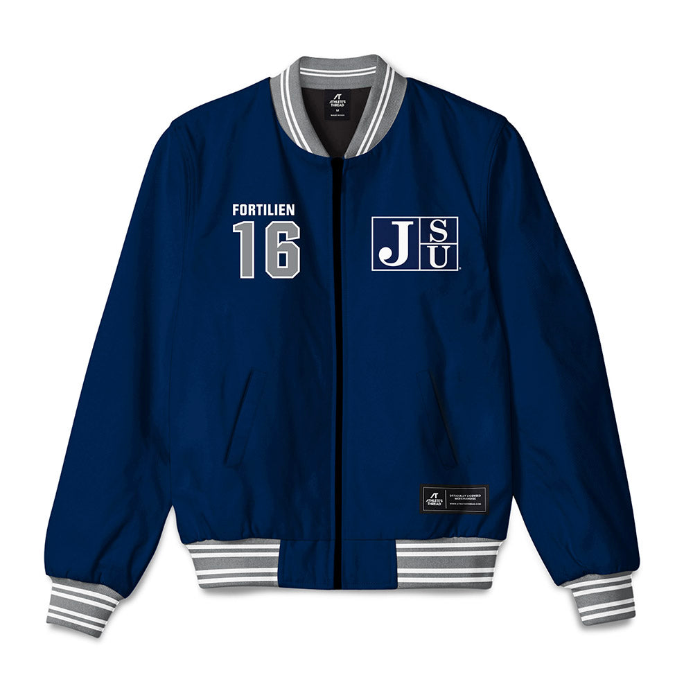 Jackson State - NCAA Football : Joanes Fortilien - Bomber Jacket-0