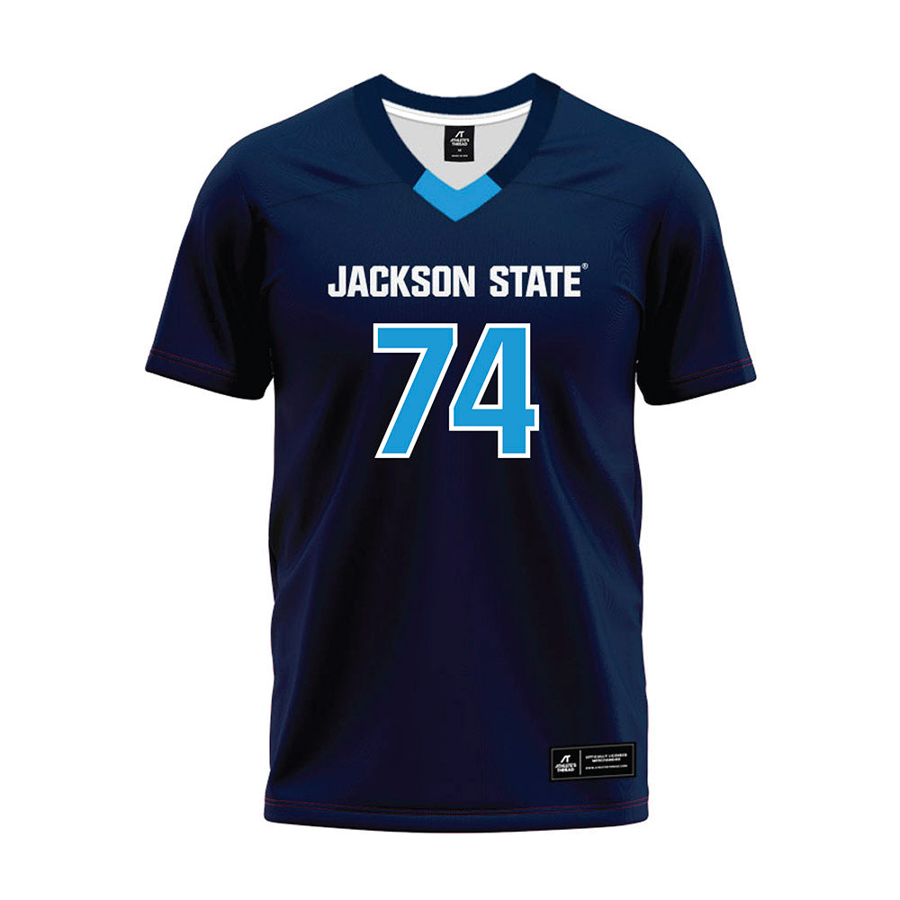 Jackson State - NCAA Football : DAndre Townes Blue - Premium Football Jersey-0