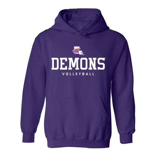 Northwestern State - NCAA Women's Volleyball : Julia Whitfield - Hooded Sweatshirt-0