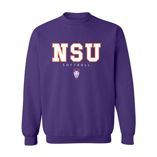 Northwestern State - NCAA Softball : Mattison Buster - Crewneck Sweatshirt-0