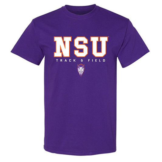 Northwestern State - NCAA Women's Track & Field : Thea Aedling Ring - T-Shirt-0