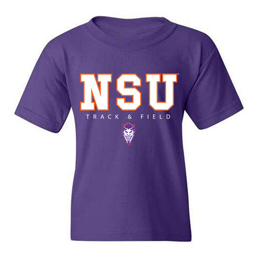Northwestern State - NCAA Women's Track & Field : Thea Aedling Ring - Youth T-Shirt-0